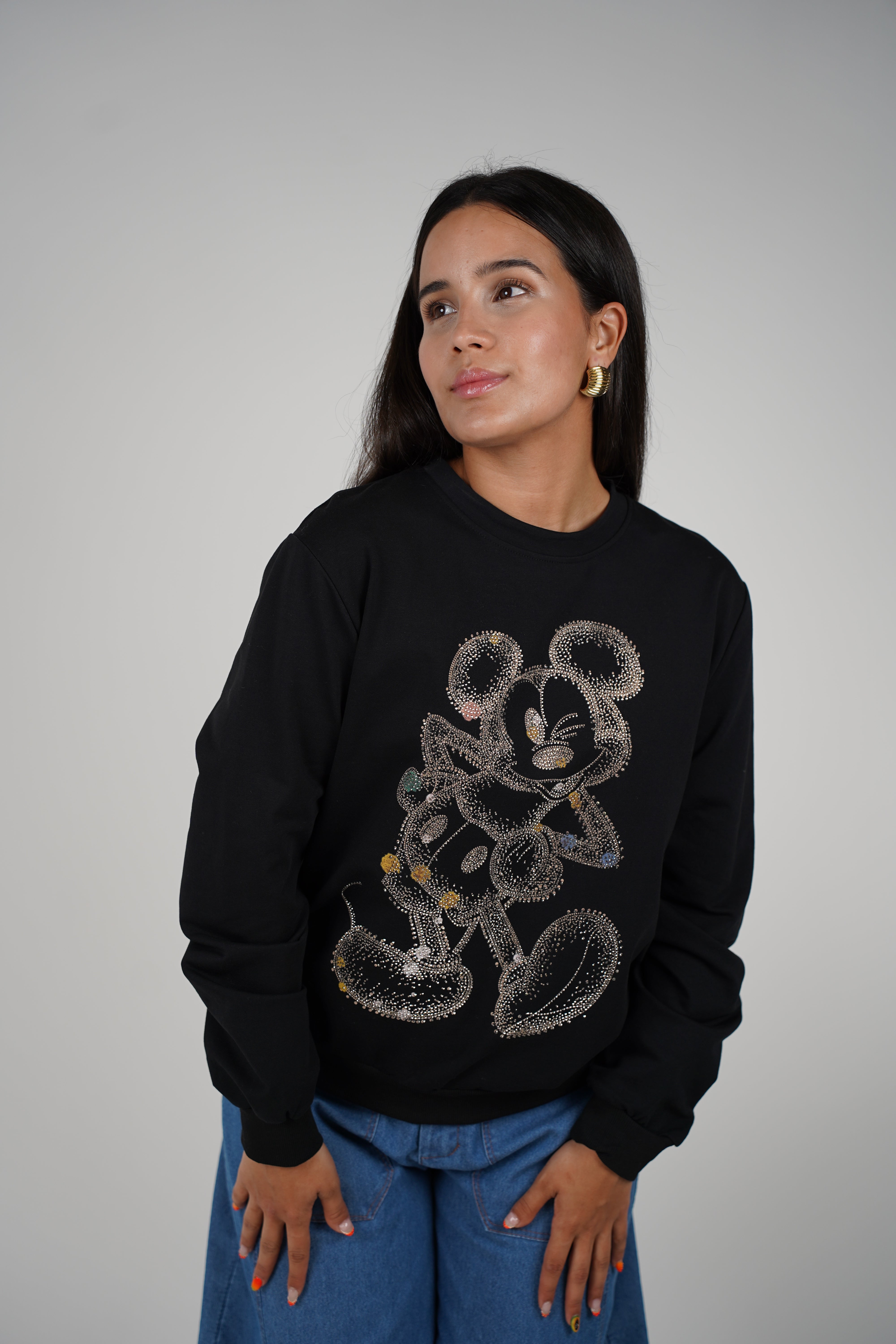 Suéter dorado de Mickey